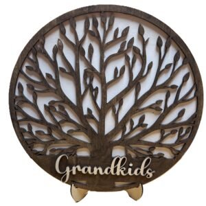 Fully customizable 10" Family Tree