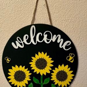 10" Welcome sign