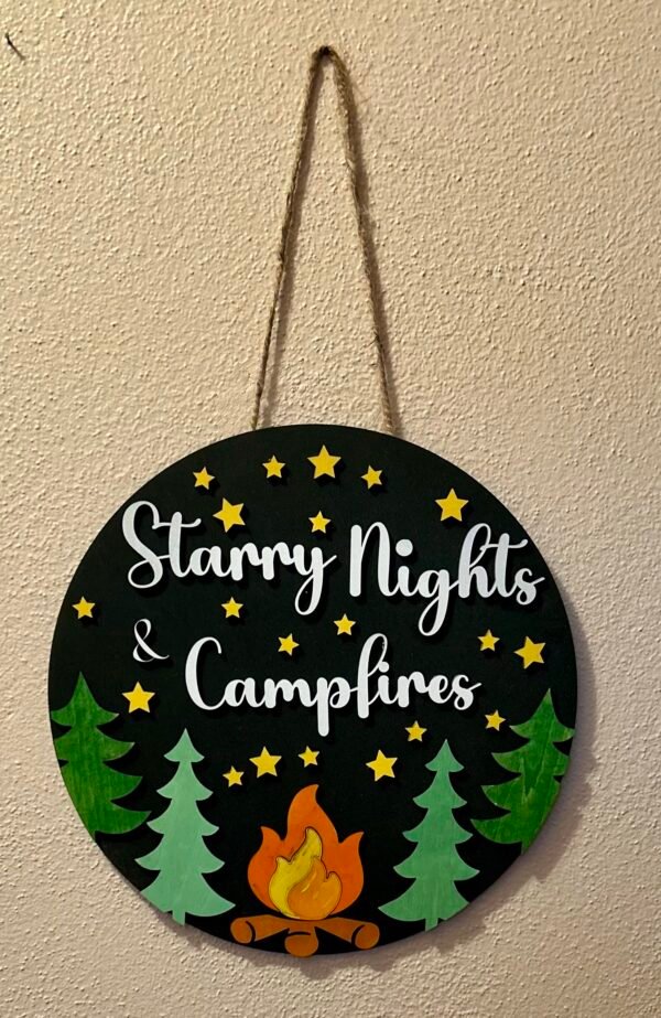 10" "Starry Nights" sign